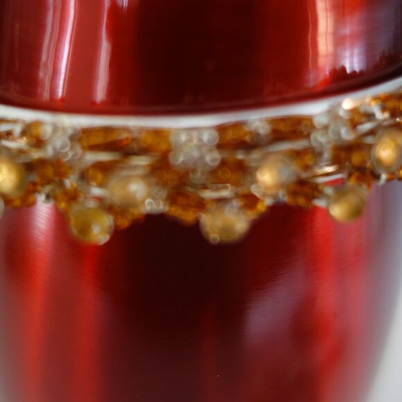 Beautiful 2 Bracelet for Girls Diameter 2.5" White Metal & Brown Color Beads - Picture 7 of 12